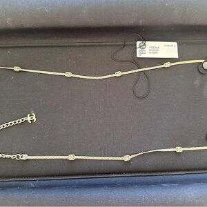 CHANEL Gold CC Belt/necklace w box/tag 80 cm